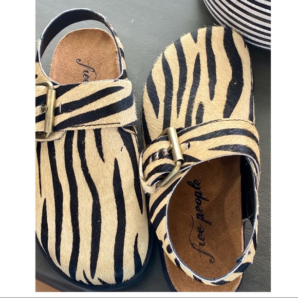 Calf Hair Slingback Clog Mule Shoe - Picture 10 of 10